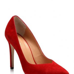 کفش جیر زنانه پاشنه بلند قرمز Hotic